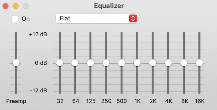 equalizer for audio output mac sierra